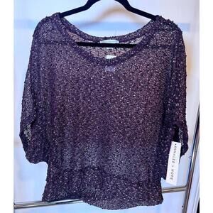 Annalee + Hope XL Textured Knit Top, XL